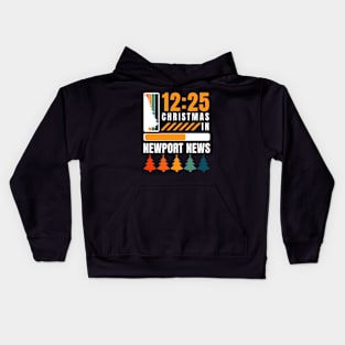 newport news christmas Kids Hoodie